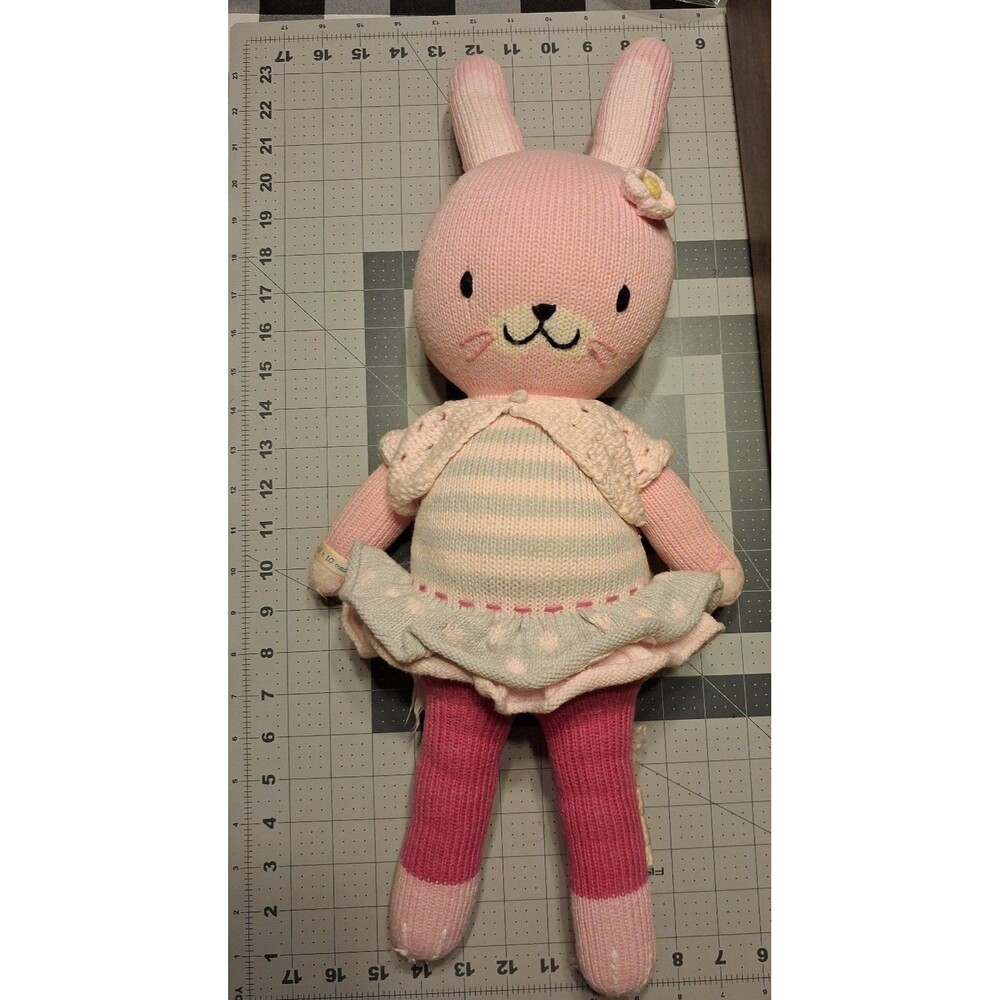 Cuddle and Kind Chloe the Bunny knit doll flawed